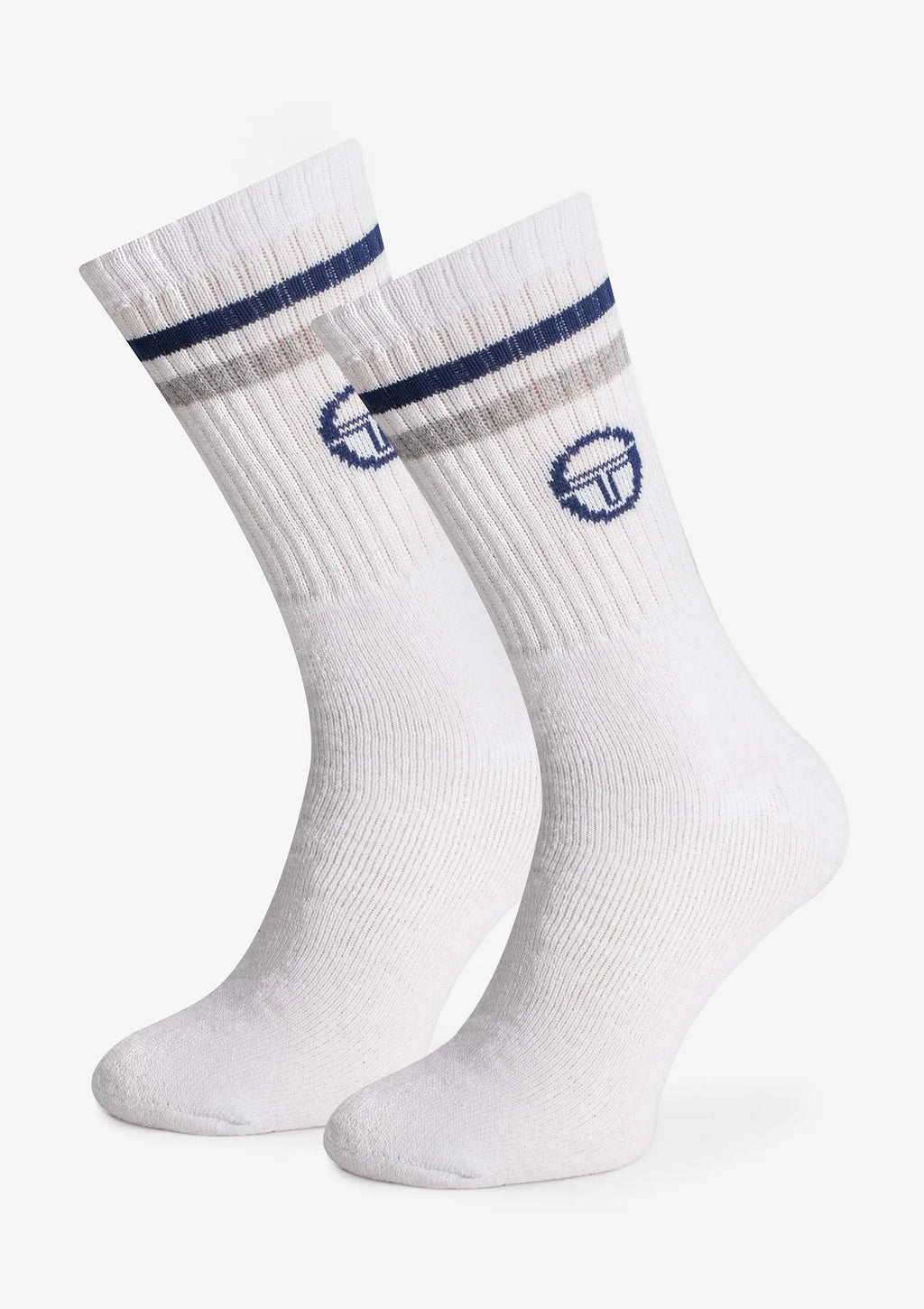 Skarpetki damskie bawełniane (3pack) z prążkowanym ściągaczem 1003 Sergio Tacchini