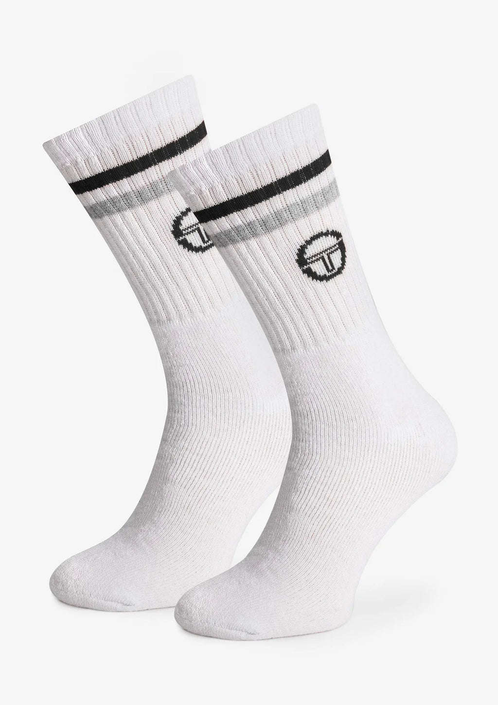 Skarpetki damskie bawełniane (3pack) z prążkowanym ściągaczem 1003 Sergio Tacchini