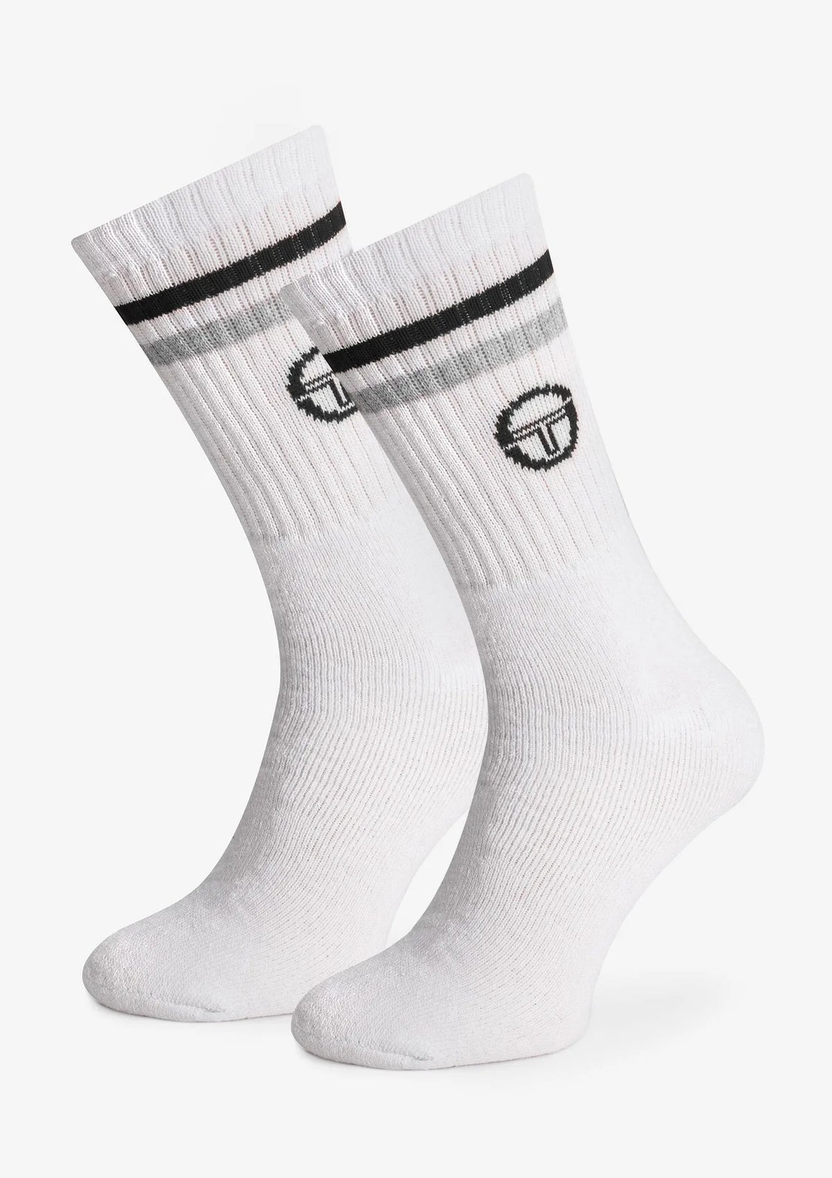 Skarpetki damskie bawełniane (3pack) z prążkowanym ściągaczem 1003 Sergio Tacchini