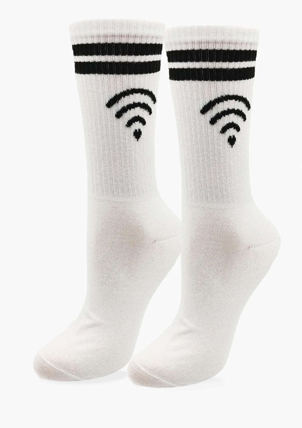Skarpetki damskie bawełniane sportowe z grafiką Wi-Fi Marilyn