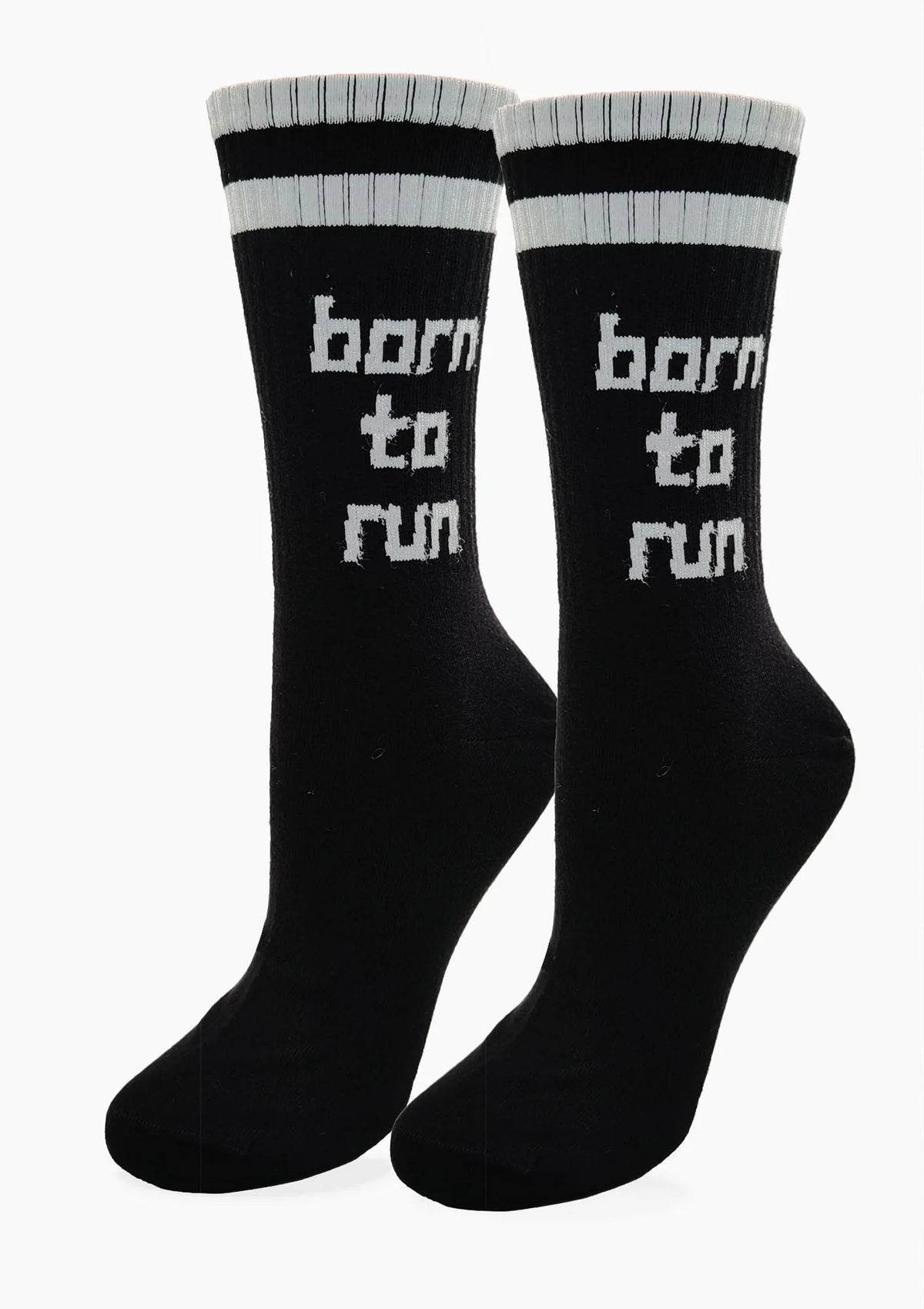 Skarpetki damskie bawełniane sportowe z napisem Born to Run Marilyn