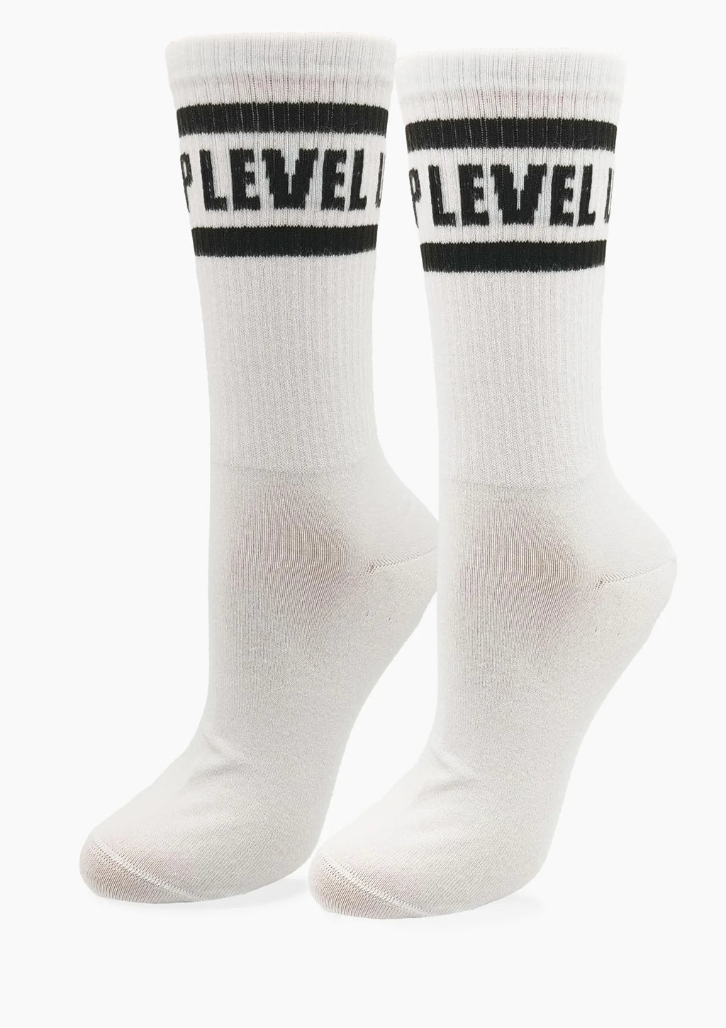 Skarpetki damskie bawełniane sportowe z napisem Level Up Marilyn