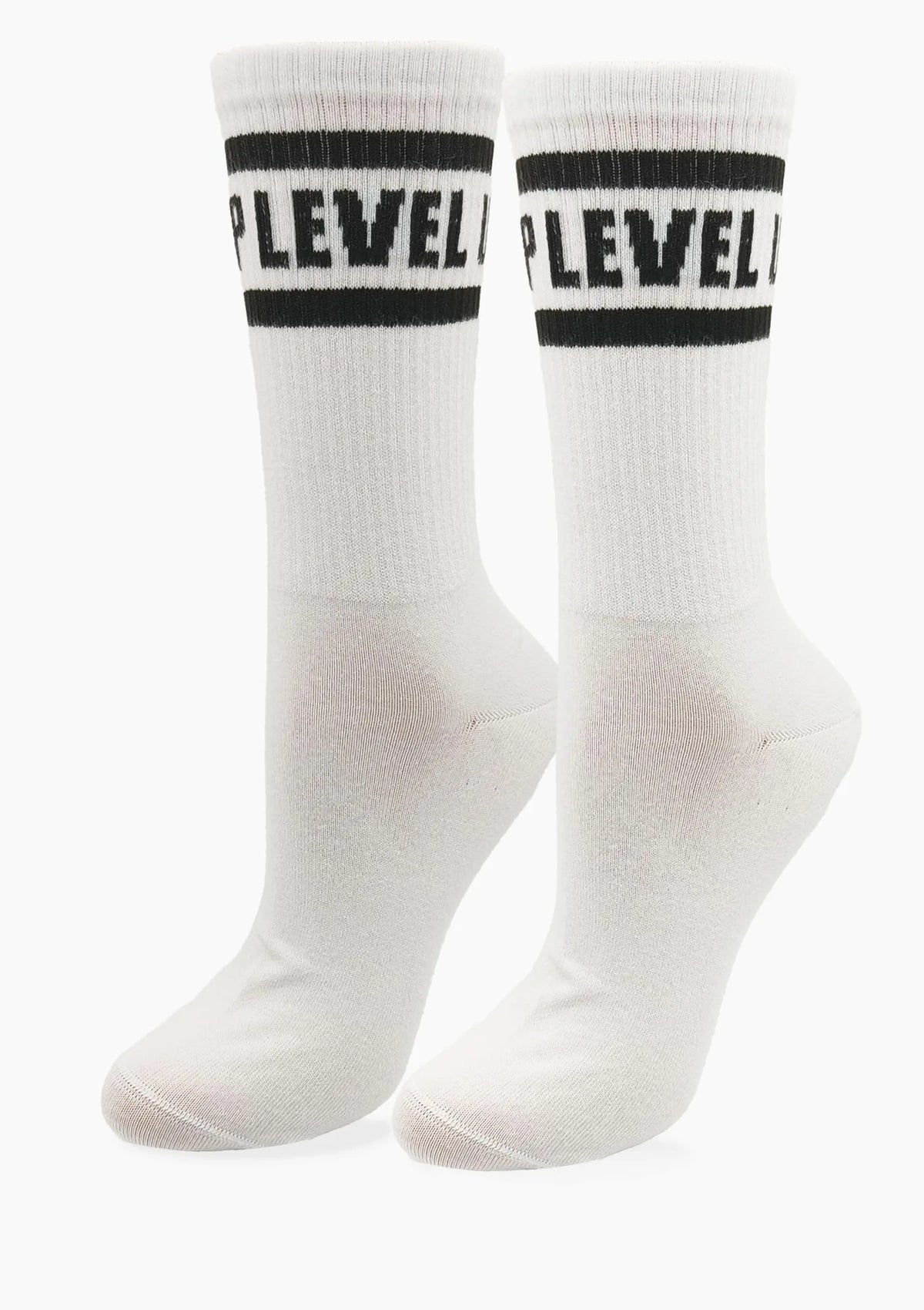 Skarpetki damskie bawełniane sportowe z napisem Level Up Marilyn