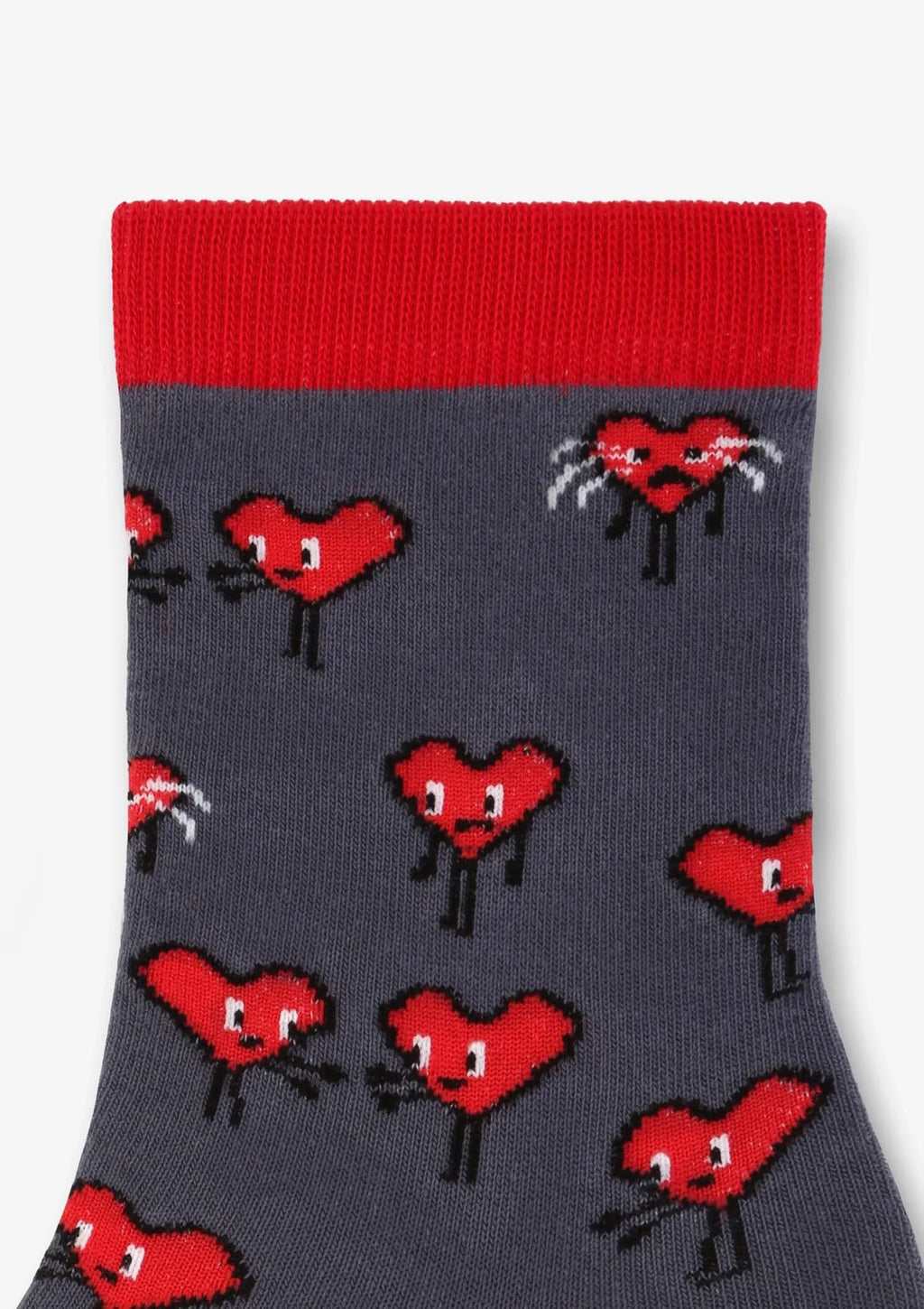 Skarpetki damskie bawełniane w roztańczone serduszka Valentine Hearts Marilyn