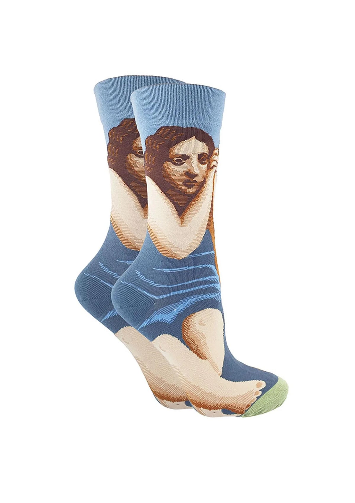Skarpetki damskie bawełniane z malarskim motywem F48 Marilyn