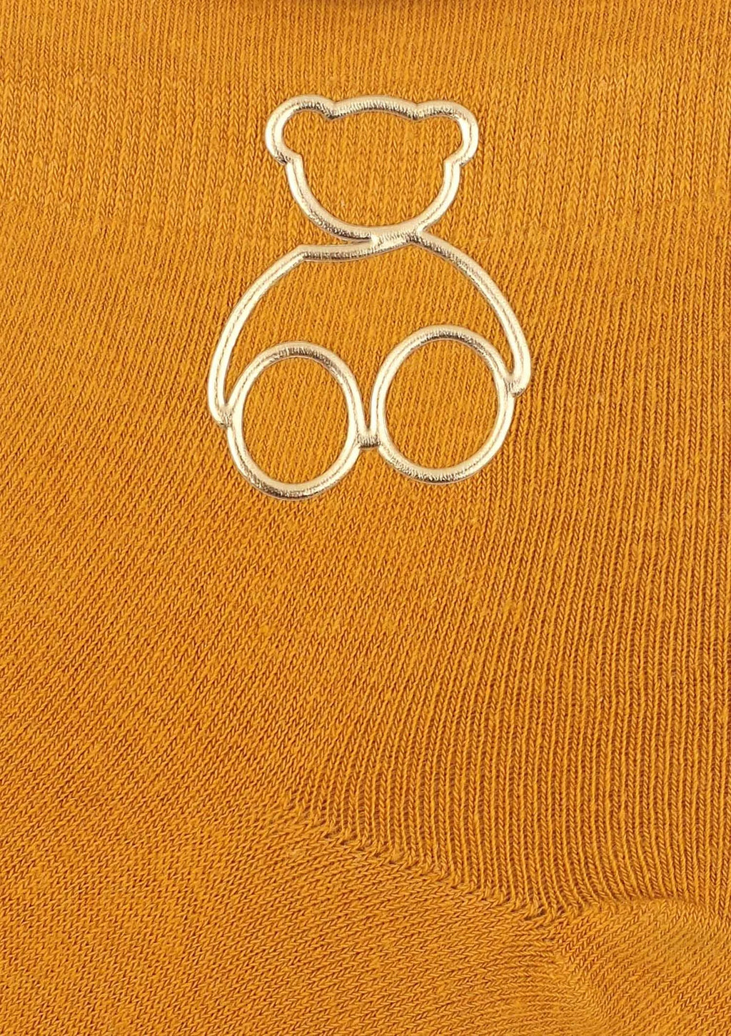 Skarpetki damskie bawełniane ze złotym misiem Cotton Golden Teddy Marilyn