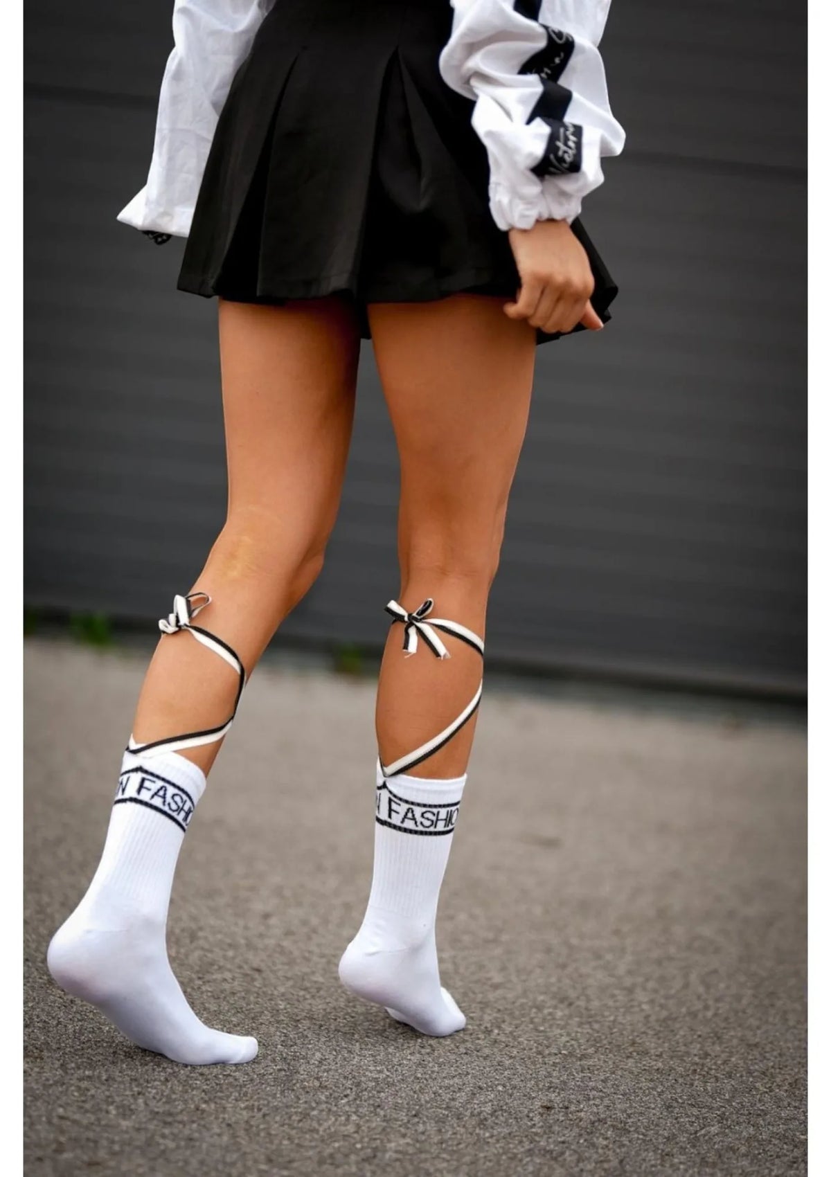Skarpetki damskie wiązane Fashion Milena