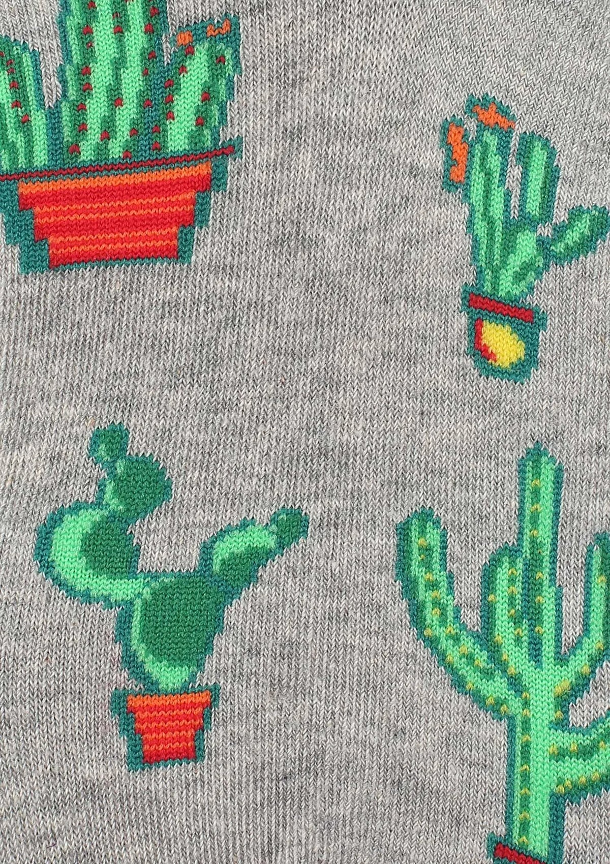 Skarpetki damskie z grafiką kaktusów SC Cactus Marilyn