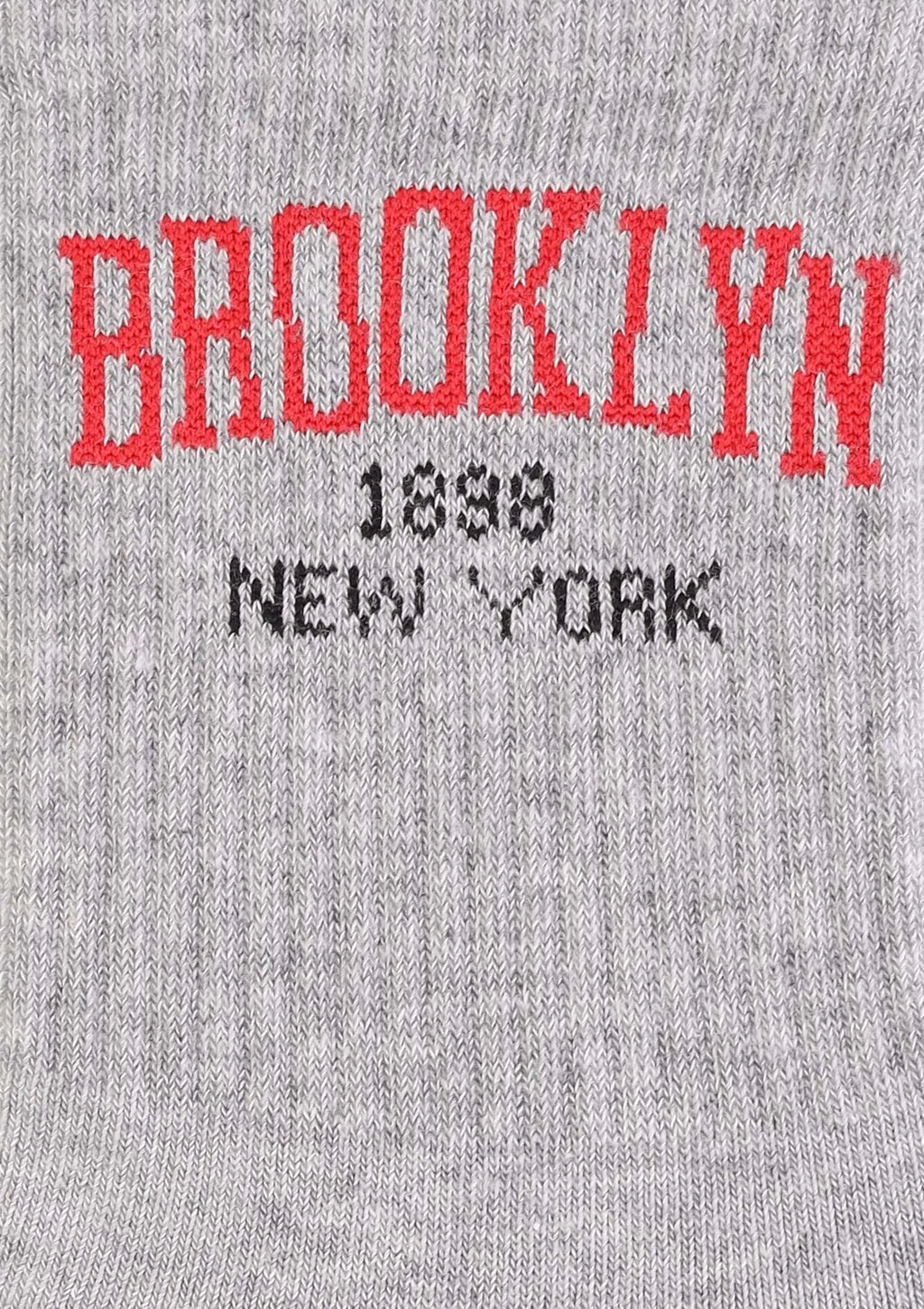 Skarpetki damskie z szerokim ściągaczem z napisami Brooklyn