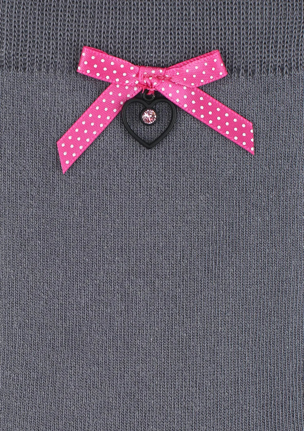 Skarpetki damskie z zawieszką serduszkiem SL Ribbon Heart Marilyn