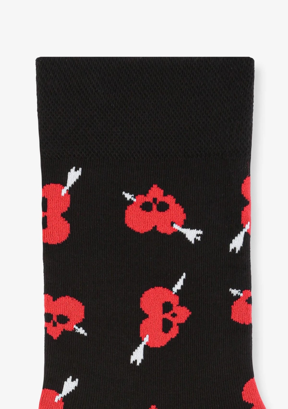 Skarpety męskie bawełniane w rockowe serca Valentine Hearts