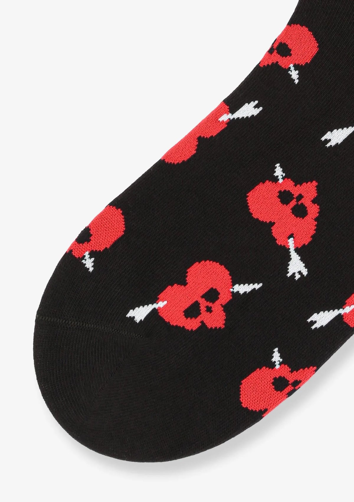 Skarpety męskie bawełniane w rockowe serca Valentine Hearts