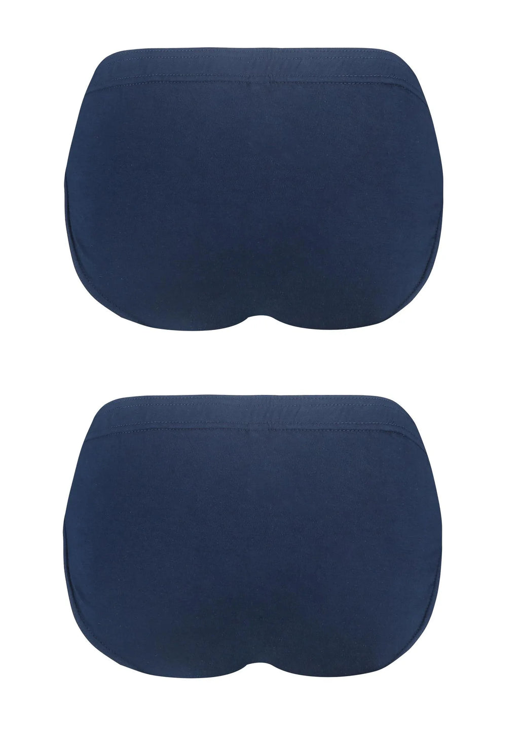 Slipy męskie (2 pack) gładkie granatowe MPC 126