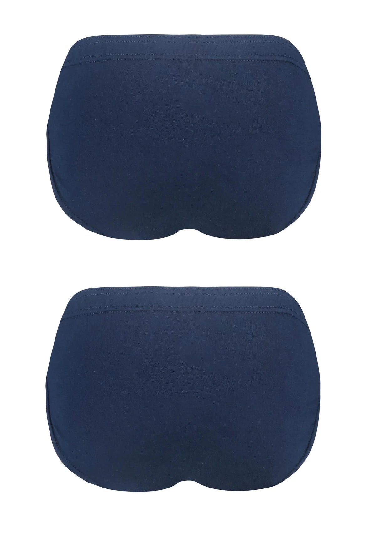 Slipy męskie (2 pack) gładkie granatowe MPC 126