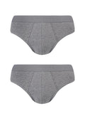 Slipy męskie (2 pack) gładkie melanżowe MPP 017
