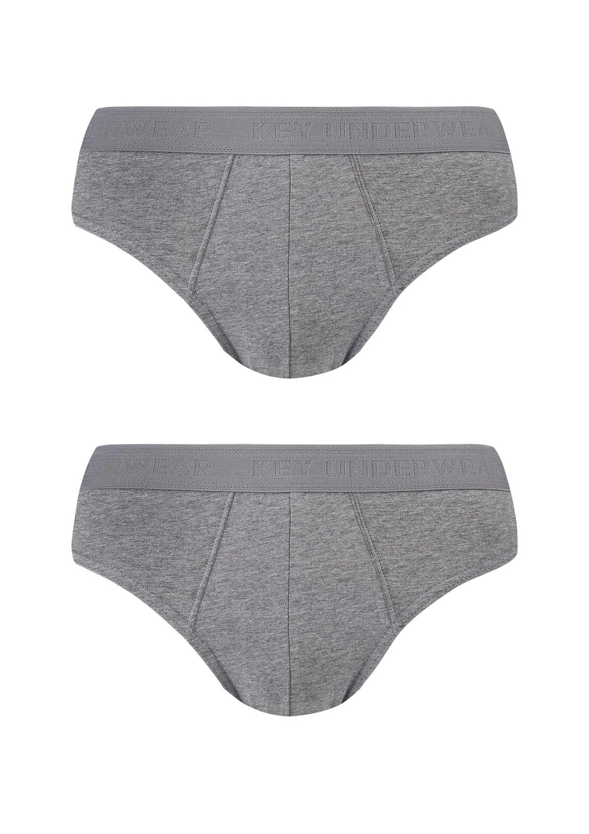 Slipy męskie (2 pack) gładkie melanżowe MPP 017