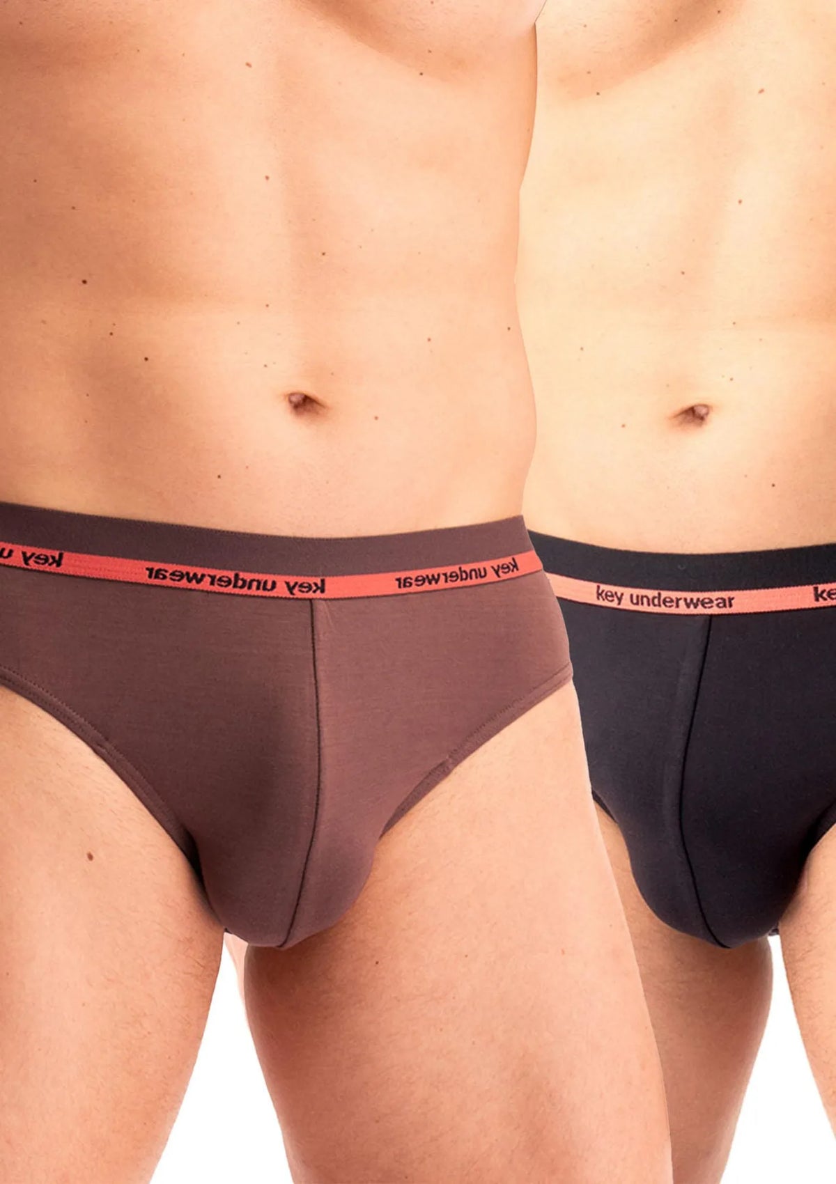 Slipy męskie bambusowe (2pack) sportowy krój z zewnętrzną gumą MPP 287 Key