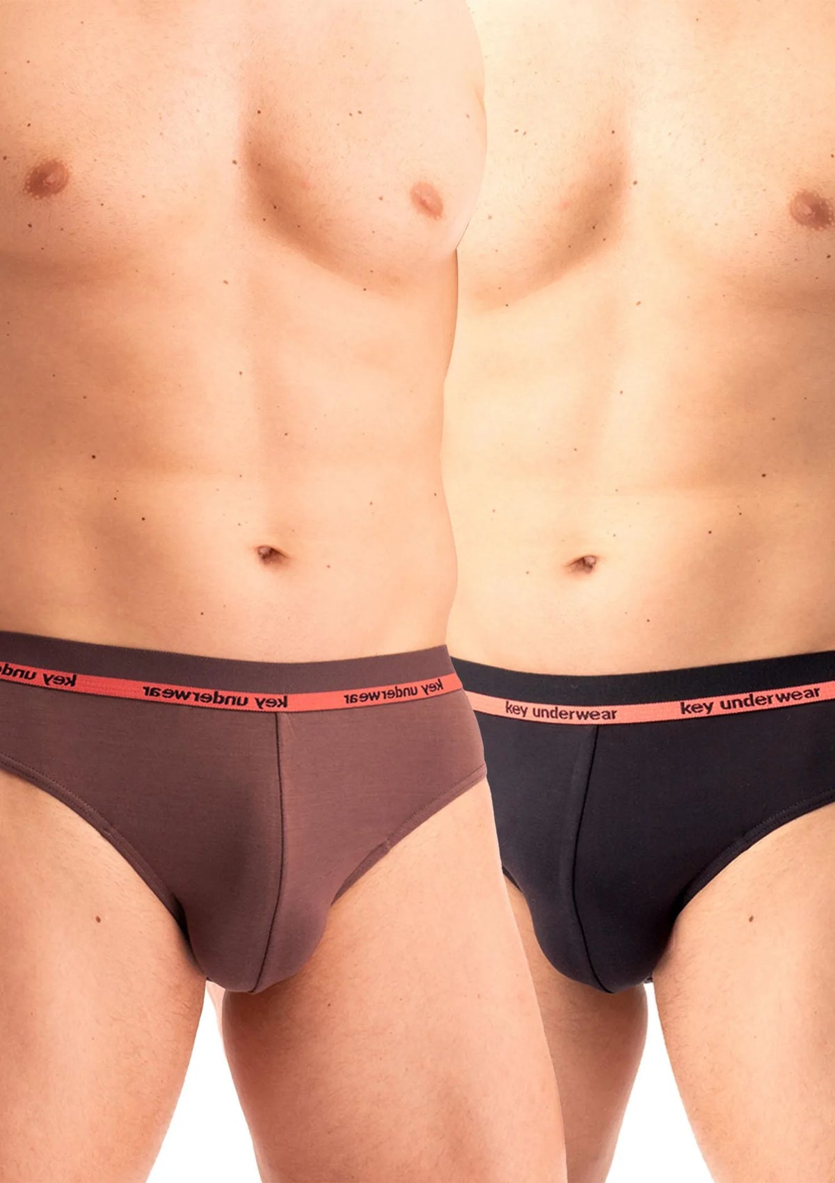 Slipy męskie bambusowe (2pack) sportowy krój z zewnętrzną gumą MPP 287 Key