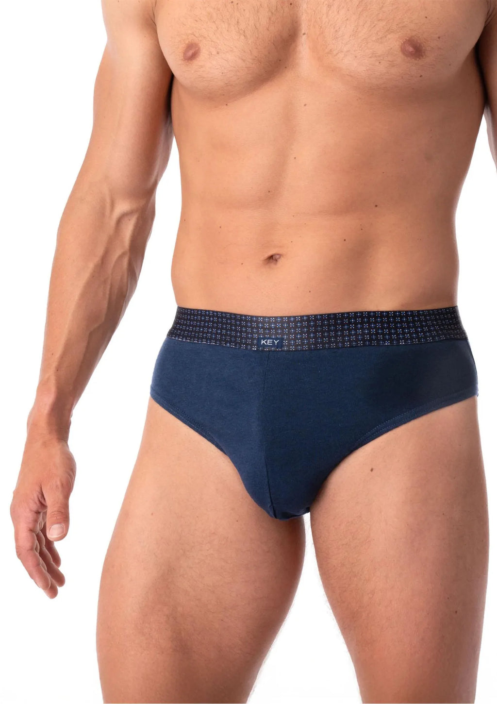 Slipy męskie bawełniane (2 pack) w eleganckiej ciemnej kolorystyce MPP 237 Key