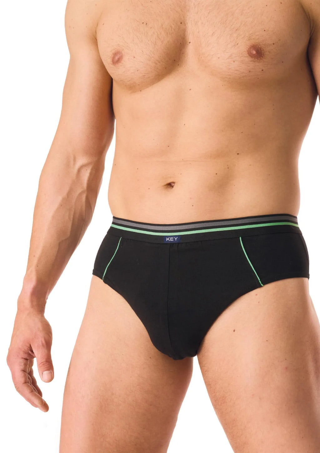 Slipy męskie bawełniane (2pack) klasyczne gładkie MPP 281 Key