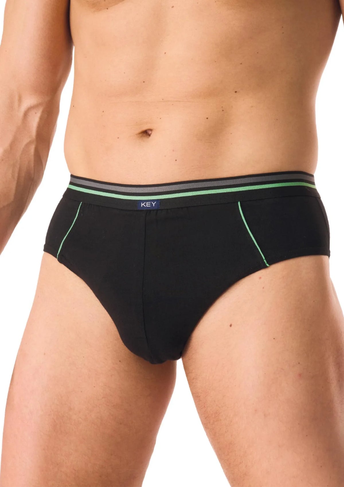 Slipy męskie bawełniane (2pack) klasyczne gładkie MPP 281 Key