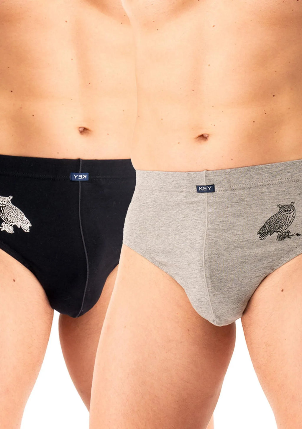 Slipy męskie bawełniane (2pack) uniwersalny krój z wewnętrzną gumą w pasie MPP 703 Key