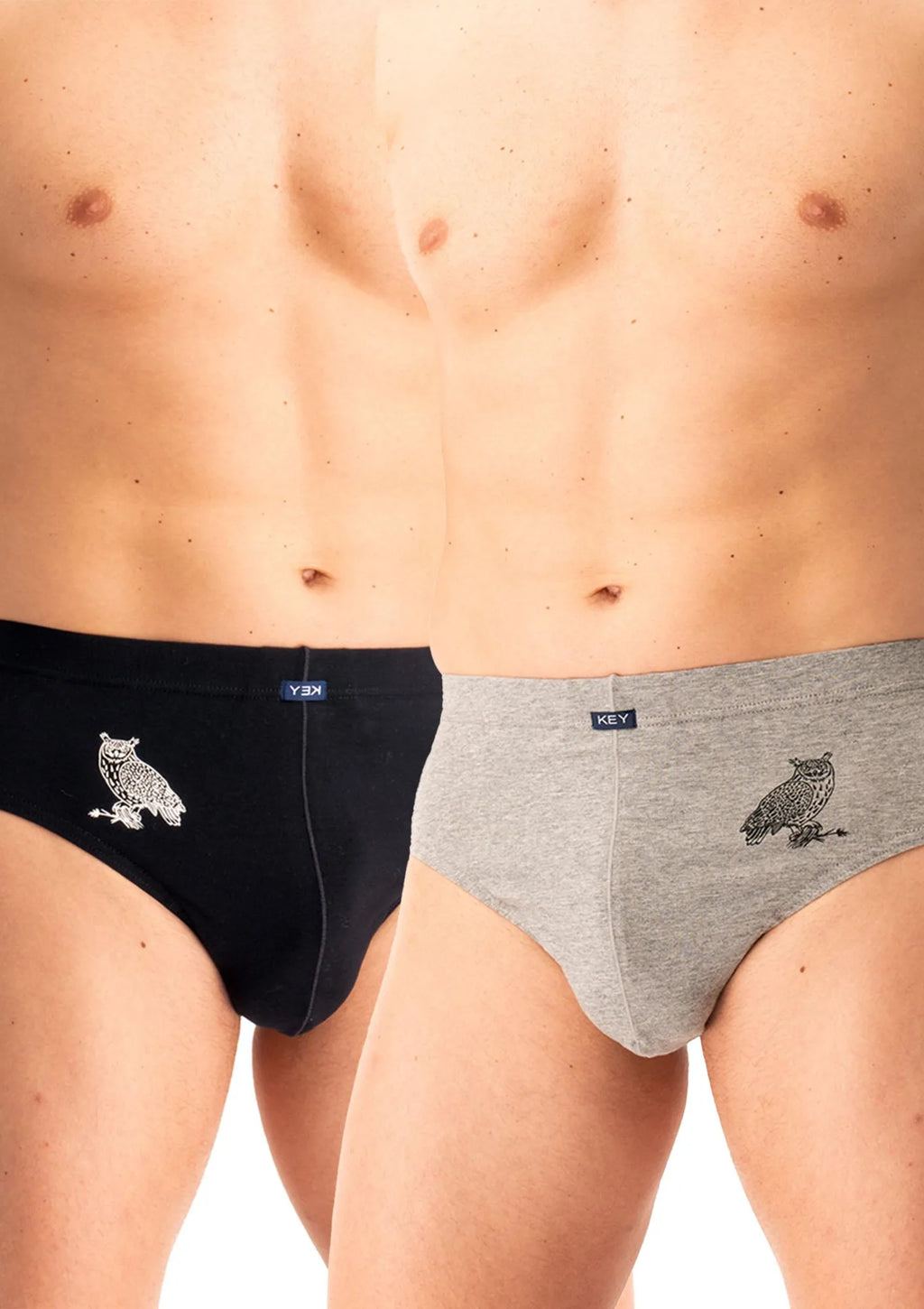 Slipy męskie bawełniane (2pack) uniwersalny krój z wewnętrzną gumą w pasie MPP 703 Key