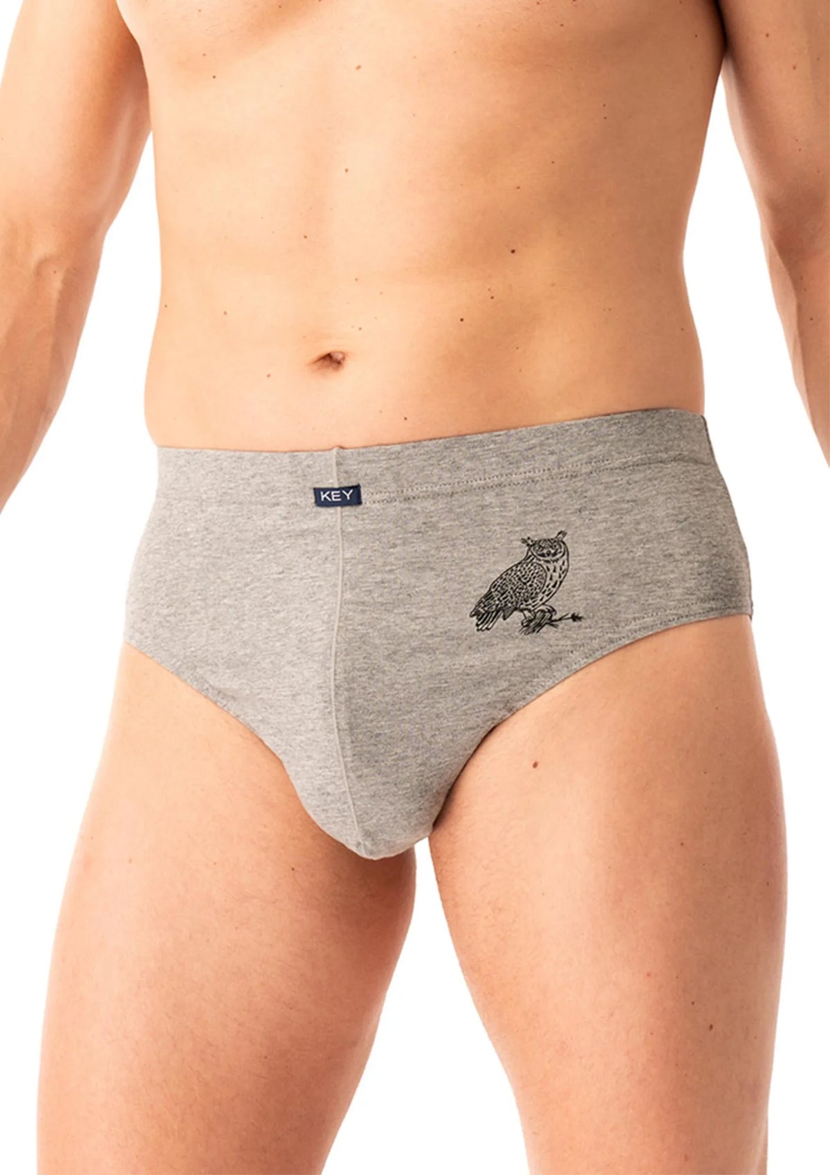 Slipy męskie bawełniane (2pack) uniwersalny krój z wewnętrzną gumą w pasie MPP 703 Key