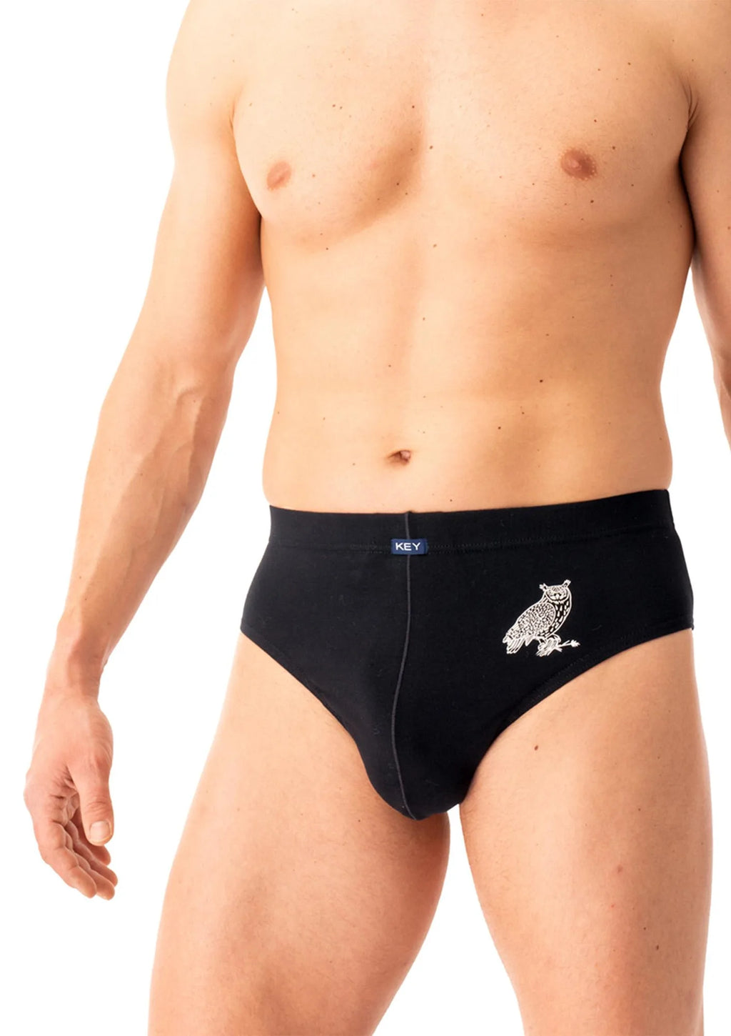 Slipy męskie bawełniane (2pack) uniwersalny krój z wewnętrzną gumą w pasie MPP 703 Key