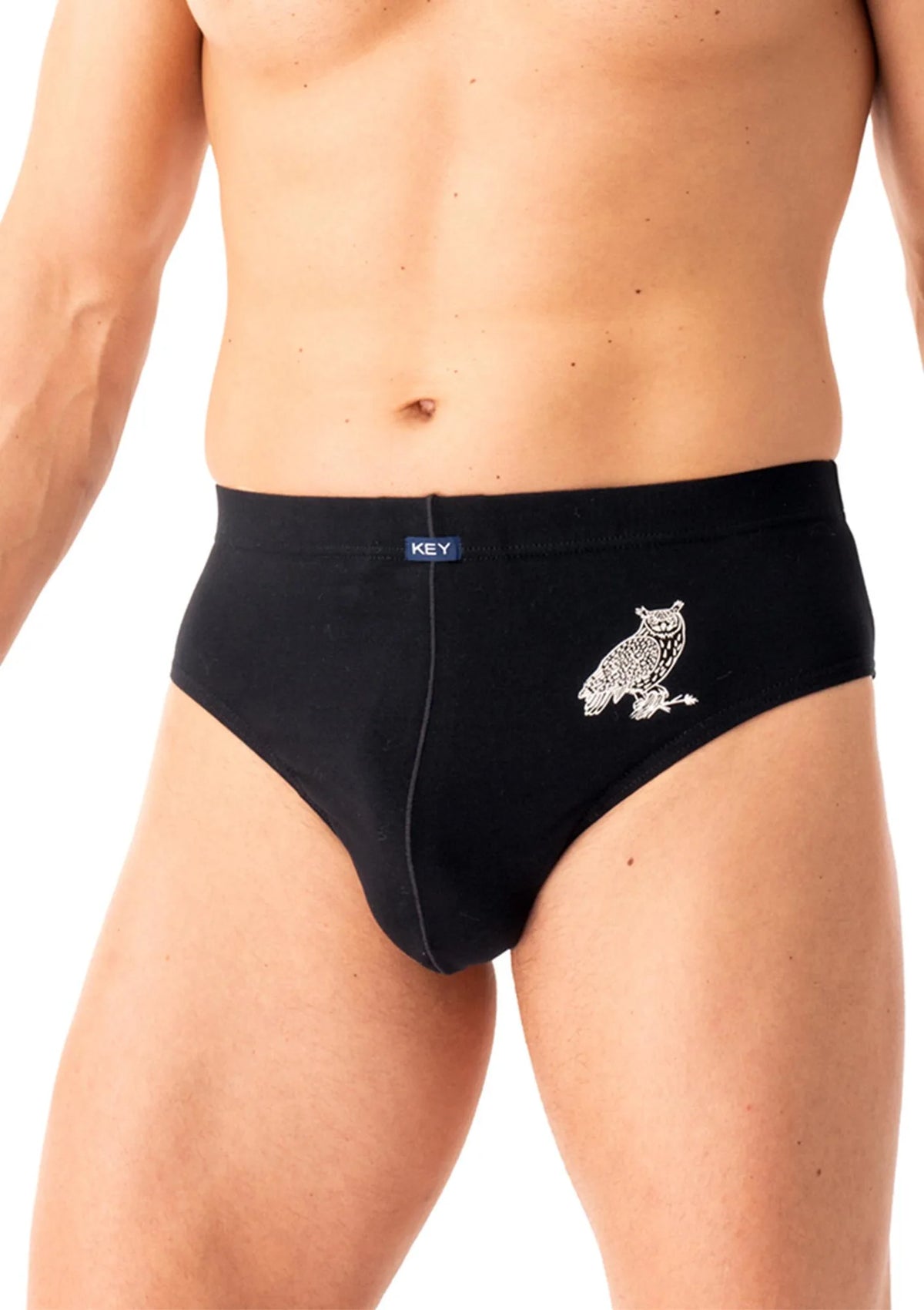 Slipy męskie bawełniane (2pack) uniwersalny krój z wewnętrzną gumą w pasie MPP 703 Key