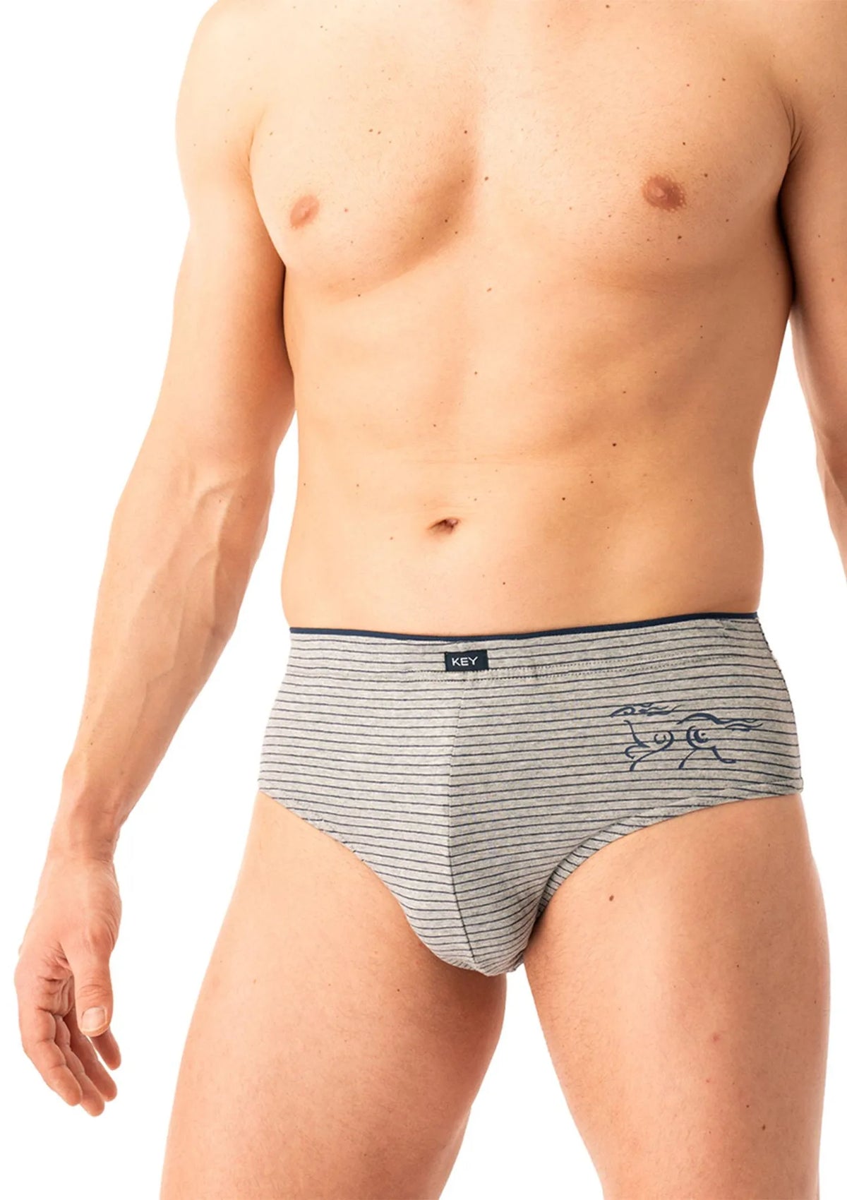 Slipy męskie bawełniane (2pack) uniwersalny krój z wewnętrzną gumą MPP 354 Key