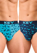 Slipy męskie bawełniane (2pack) w morski wzór MPP 941 Key
