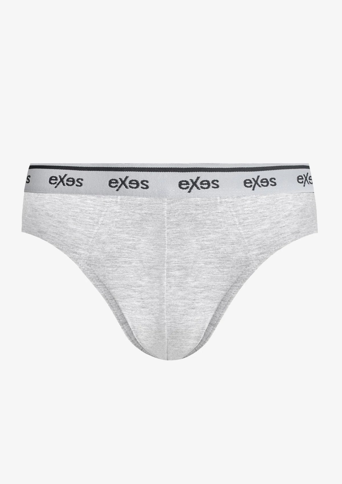 Slipy męskie bawełniane (3pack) w sportowym stylu z zewnętrzną gumą 3.92 Exes