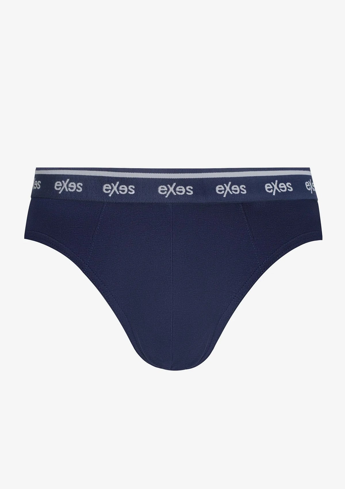 Slipy męskie bawełniane (3pack) w sportowym stylu z zewnętrzną gumą 3.92 Exes