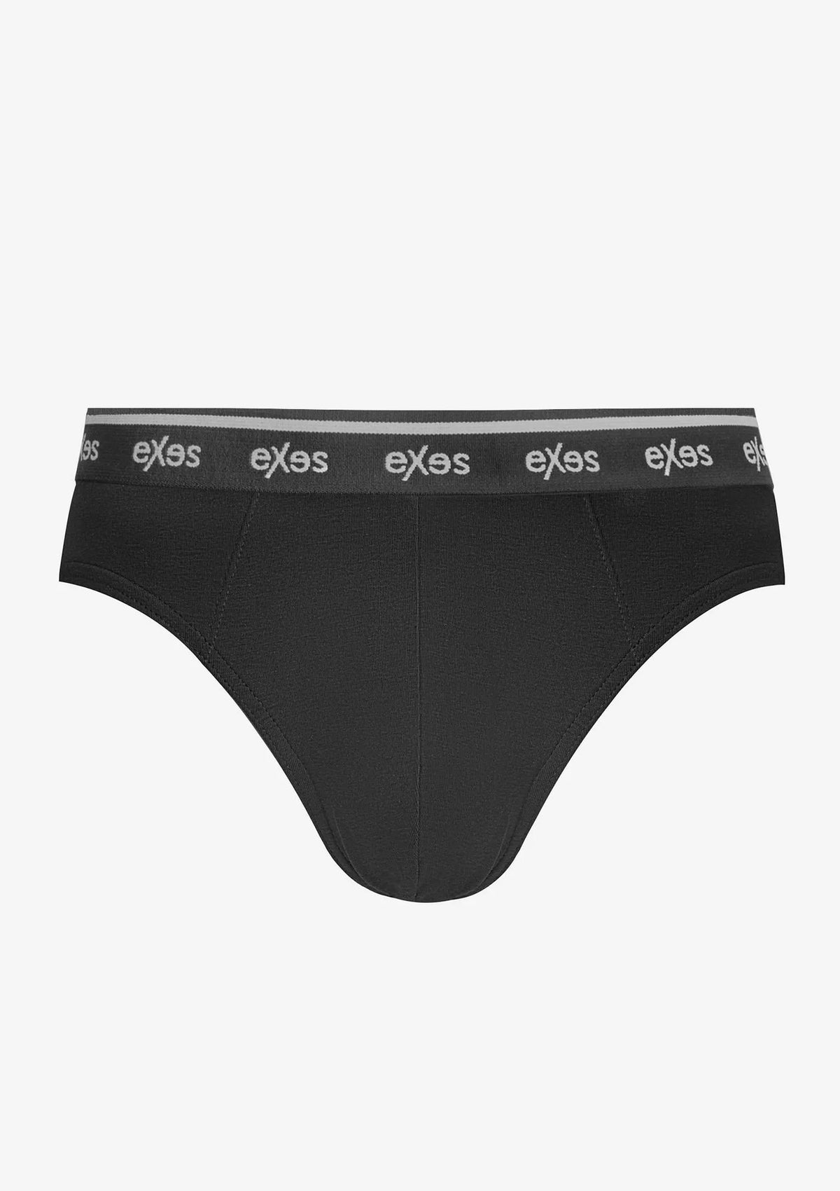 Slipy męskie bawełniane (3pack) w sportowym stylu z zewnętrzną gumą 3.92 Exes