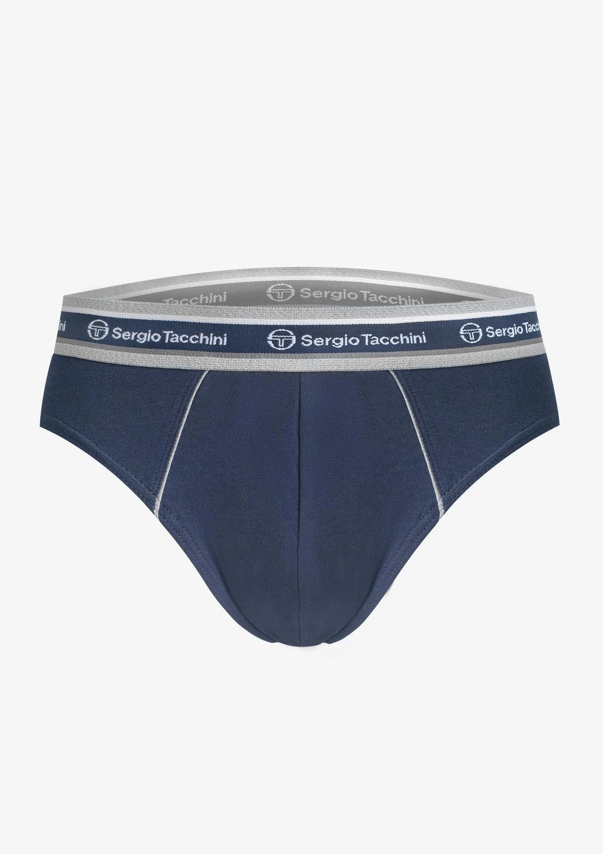 Slipy męskie bawełniane (3pak) w sportowym stylu 9001 Sergio Tacchini