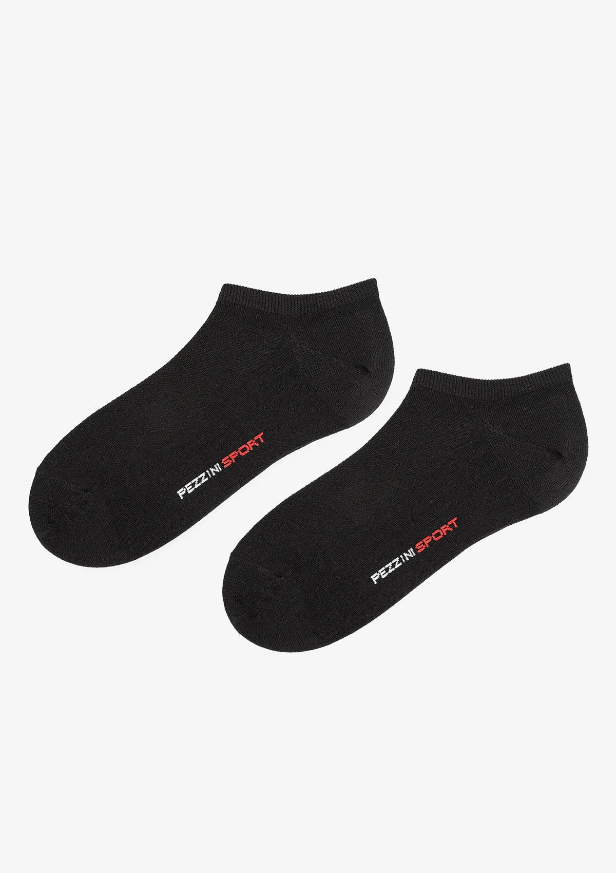 Stopki bawełniane do sneakersów 3-pak Pezzini czarne