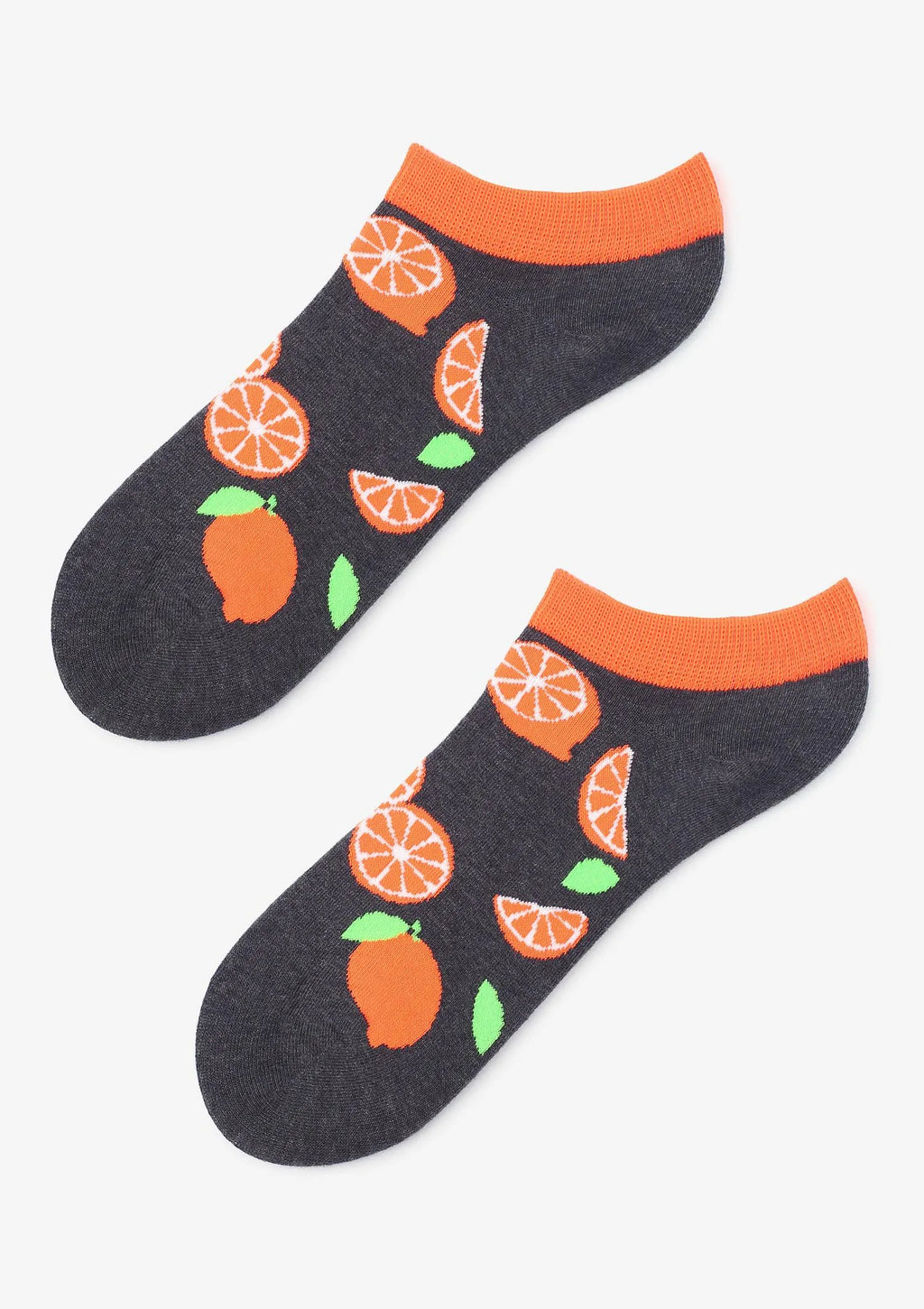 Stopki damskie z bawełny w pomarańcze Footies Oranges Marilyn