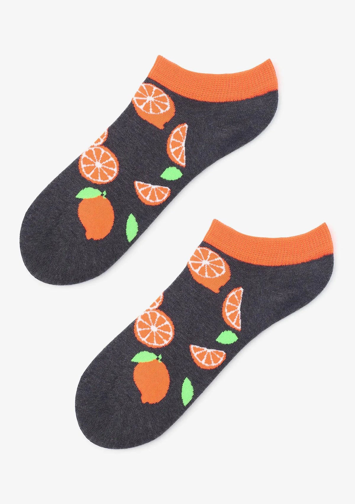 Stopki damskie z bawełny w pomarańcze Footies Oranges Marilyn