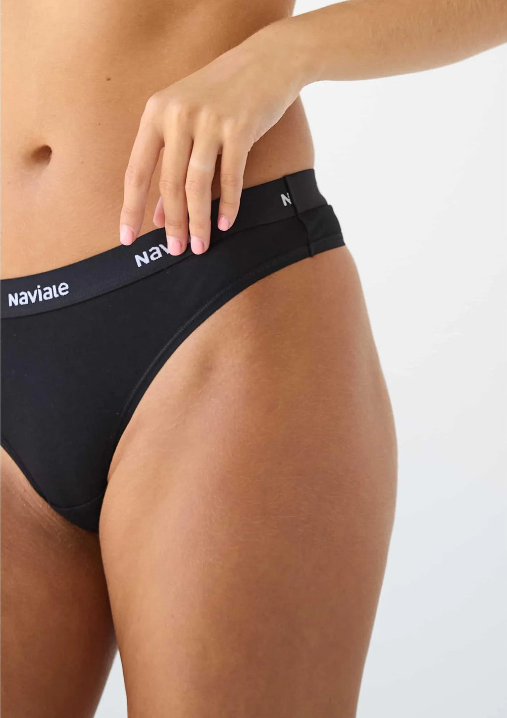 Stringi damskie bawełniane w sportowym stylu New York LU133-02 Naviale