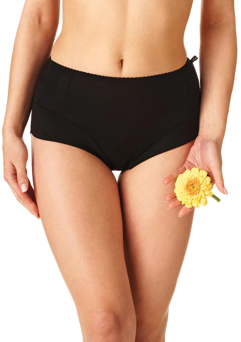 Wysokie figi damskie (2 pack) z dzianiny bambusowej LPF 001