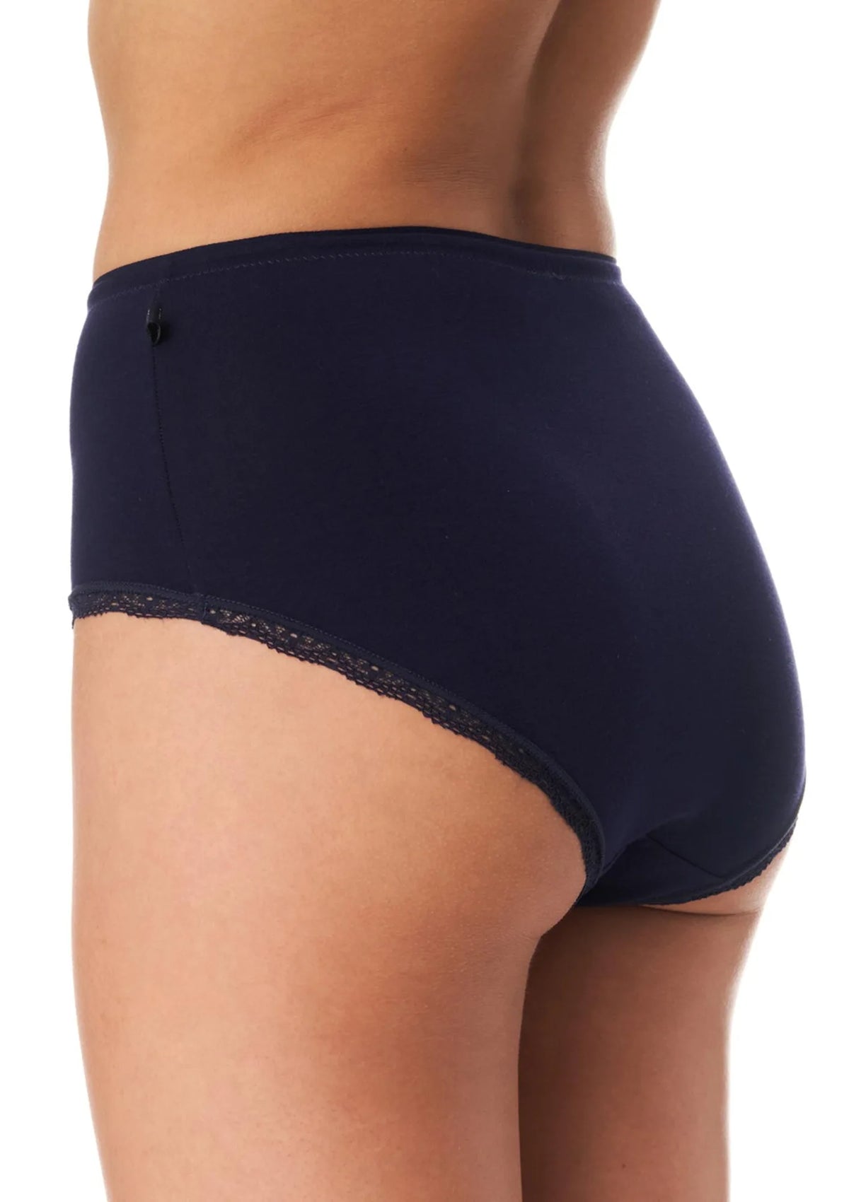 Wysokie figi damskie (2 pack) z grafiką na przodzie LPF 218