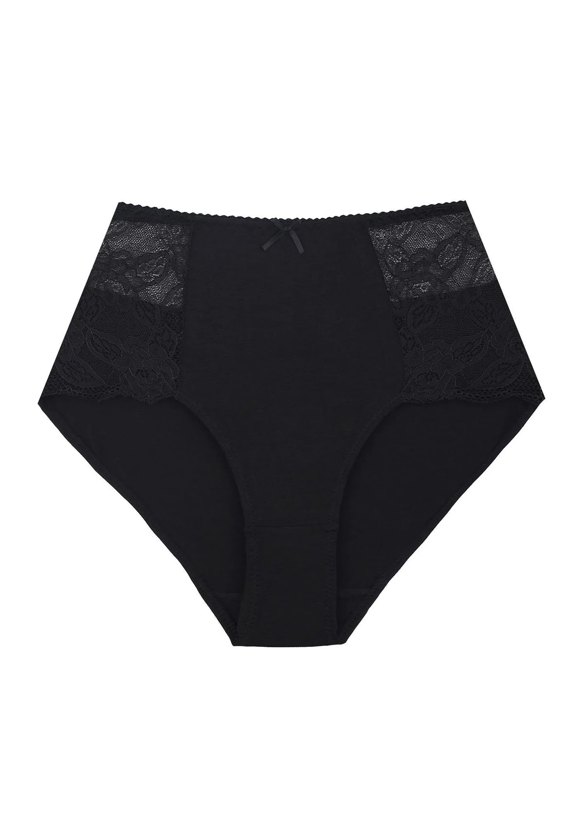 Wysokie figi damskie (2 pack) z koronką po bokach LPF 280