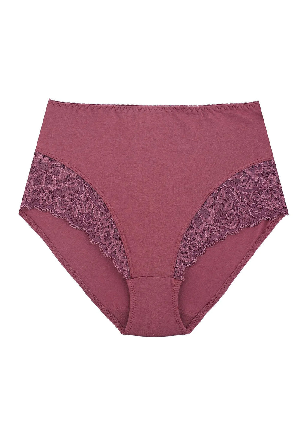 Wysokie figi damskie (2 pack) z koronkowym wykończeniem LPF 940