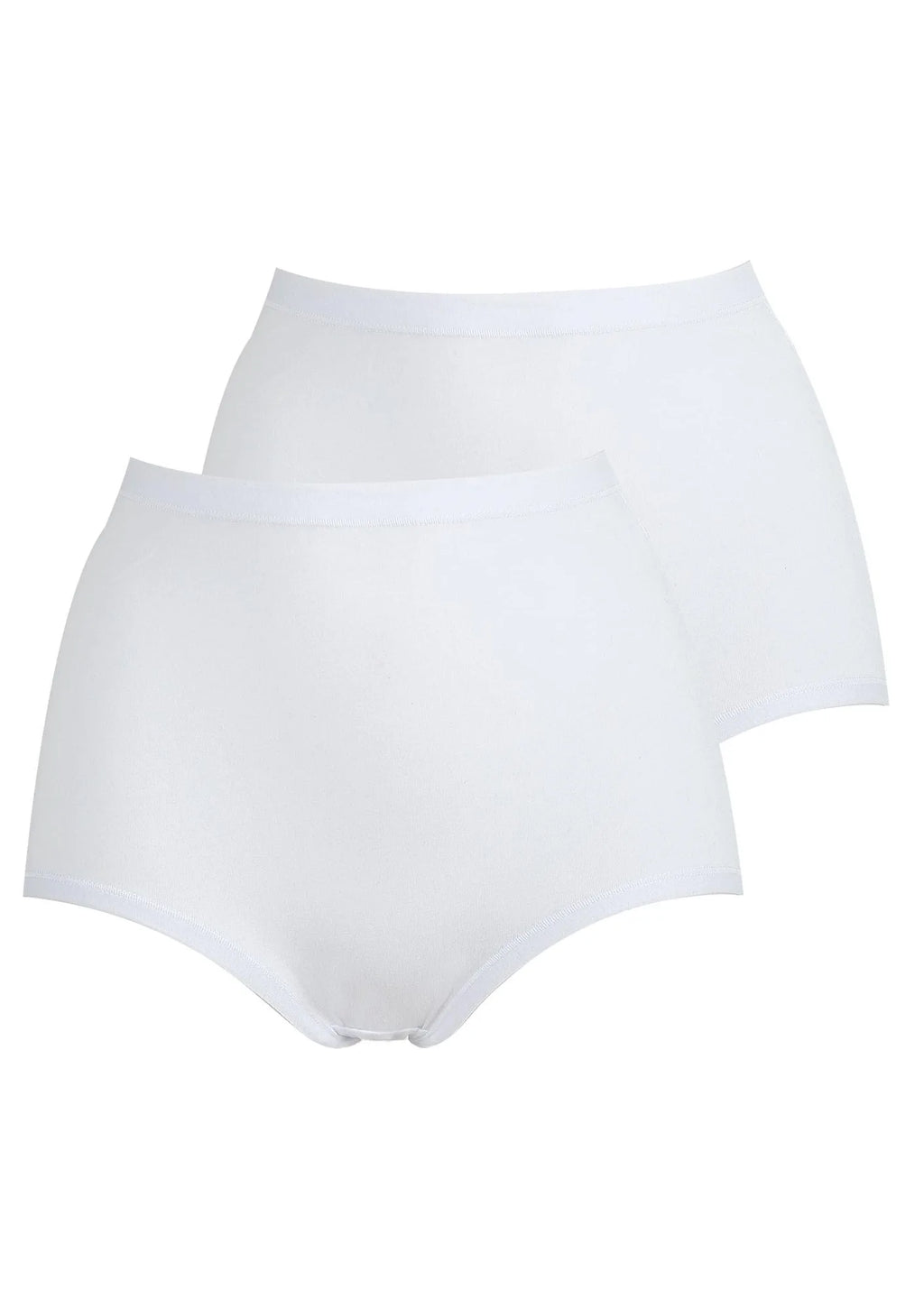 Wysokie gładkie figi damskie (2 pack) LPF 198