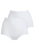 Wysokie gładkie figi damskie (2 pack) LPF 198
