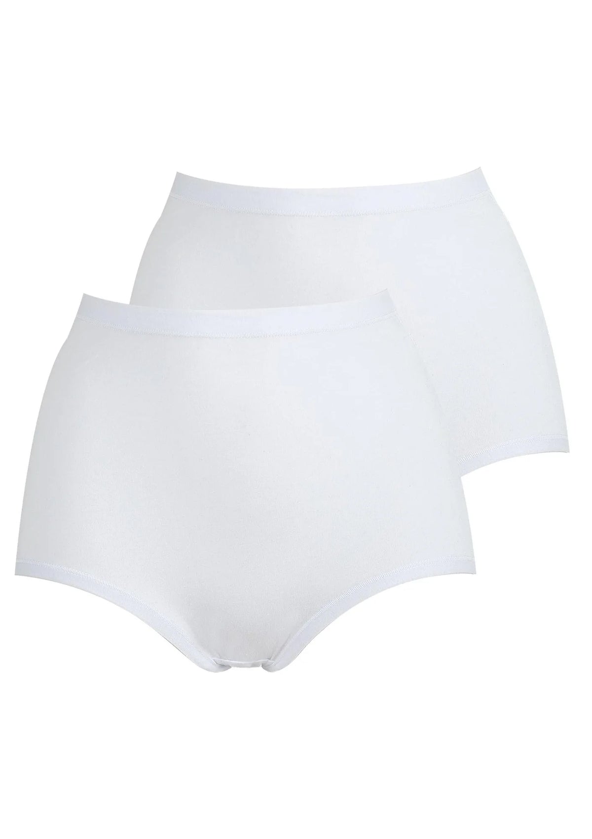 Wysokie gładkie figi damskie (2 pack) LPF 198