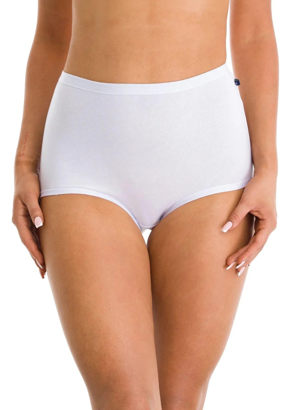 Wysokie gładkie figi damskie (2 pack) LPF 198