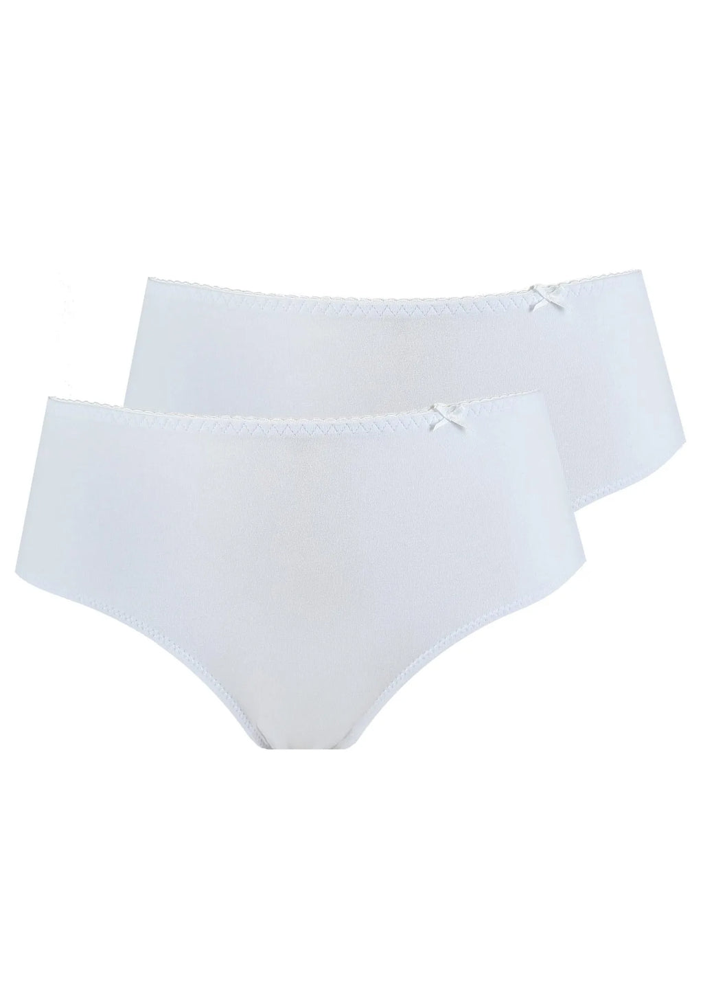Wyższe gładkie figi damskie (2 pack) LPC 110