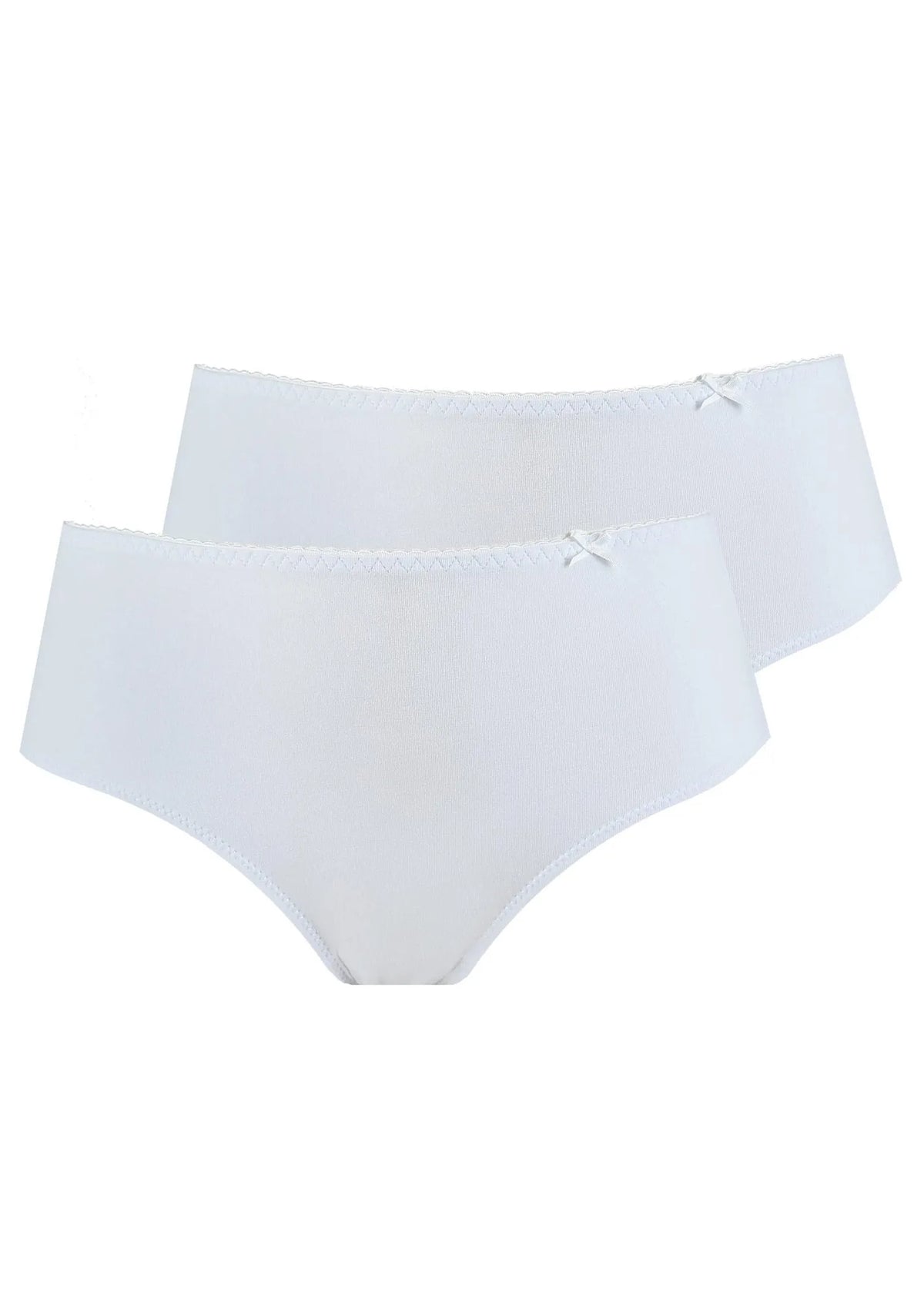 Wyższe gładkie figi damskie (2 pack) LPC 110